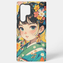 Élégance du Kimono Floral