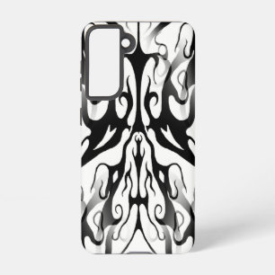 Coque Samsung Galaxy Élégant tatouage tribal numérique noir et blanc