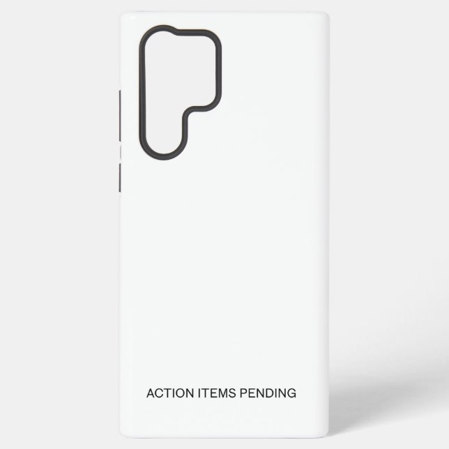 Coque Samsung Galaxy Éléments d'action en attente | Robuste (Verso)