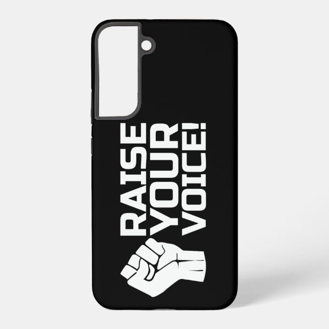 Coque Samsung Galaxy Élevez Votre Voix 2 W (Verso)