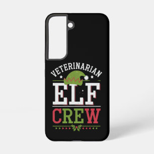 Coque Samsung Galaxy Elfe de Noël vétérinaire technicien vétérinaire