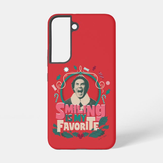 Coque Samsung Galaxy Elfe - Sourire est mon préféré (Verso)