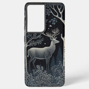 Coque Samsung Galaxy Elk Dans Les Bois De Minuit