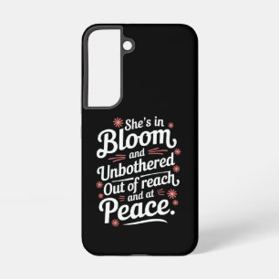 Coque Samsung Galaxy Elle est en fleurs et indifférente hors de portée