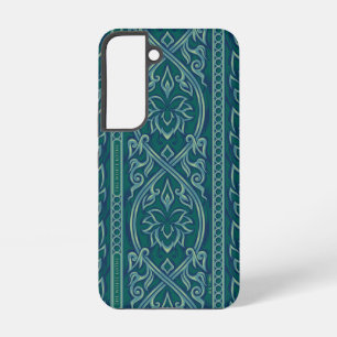 Coque Samsung Galaxy Emerald Lotus Tapestry Motif - Le Lotus Blanc