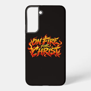 Coque Samsung Galaxy En feu pour Christ