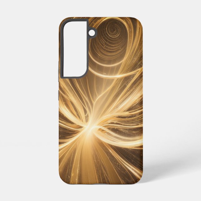 Coque Samsung Galaxy Énergie lumineuse Abstraite et spirale cosmique (Verso)
