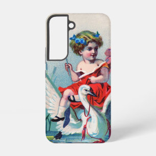 Coque Samsung Galaxy Enfant Diable Vintage & Cygne
