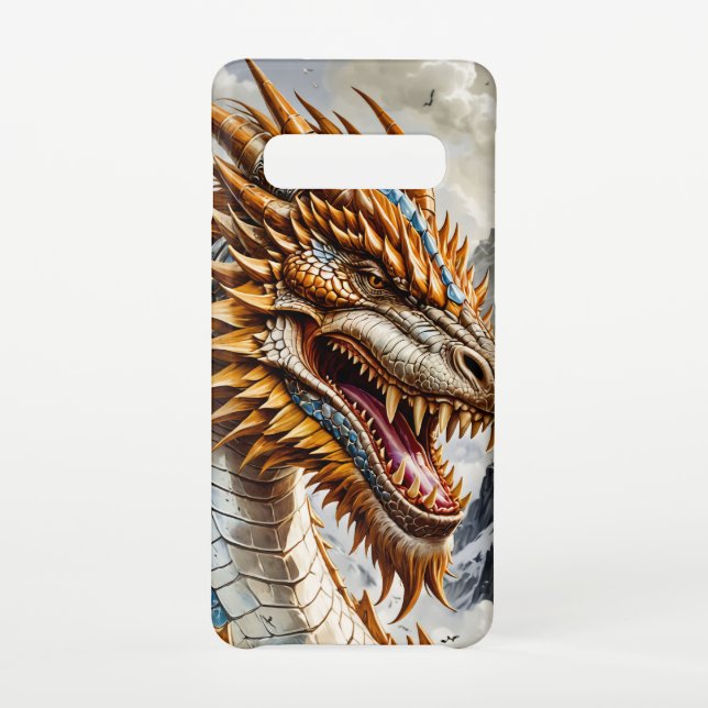 Coque Samsung Galaxy Epic Golden Dragon Téléphone Case (Dos)