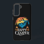 Coque Samsung Galaxy Équipage de camping rétro vintage campeur heureux<br><div class="desc">Équipage de camping rétro vintage campeur heureux assorti</div>