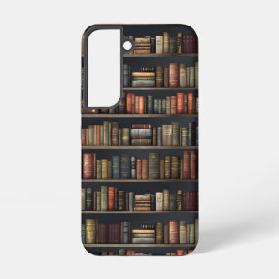 Coque Samsung Galaxy Étagère Vintage Élégante – Cadeau Dark Academia