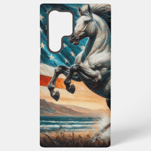 Coque Samsung Galaxy étalon blanc rustique, USA