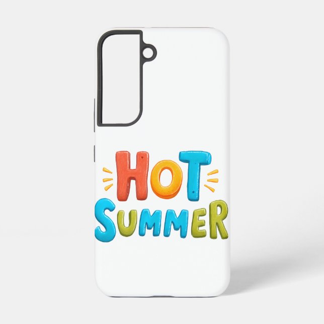 Coque Samsung Galaxy Été chaud - Timbre saison chaude (Verso)