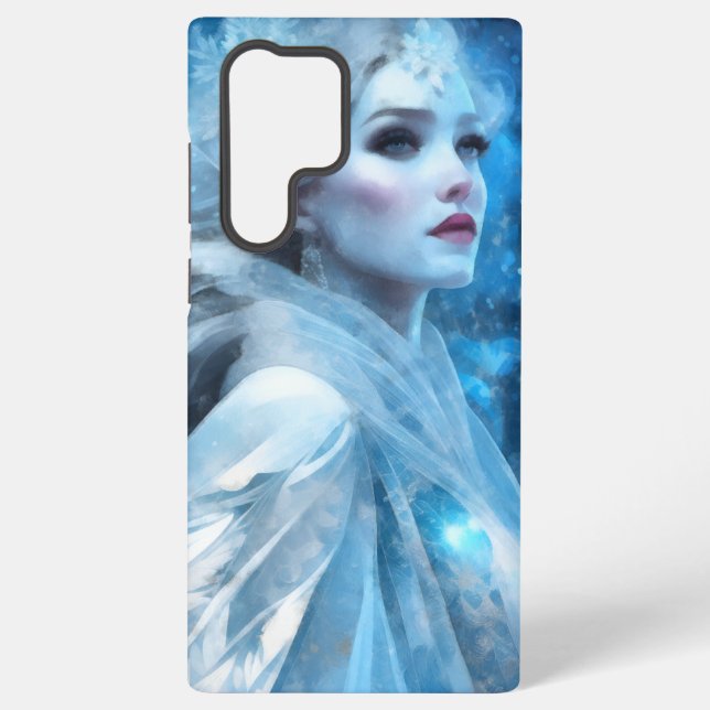 Coque Samsung Galaxy Ethereal Frozen Neige Queen Imaginaire Art (Verso)