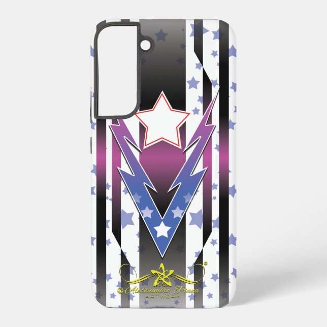 Coque Samsung Galaxy Étoiles Tonnerre (Verso)