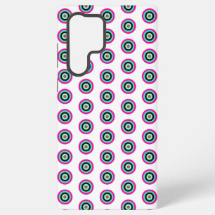 Coque Samsung Galaxy Étui à cercle géométrique gras pour Galaxy S22 Ult