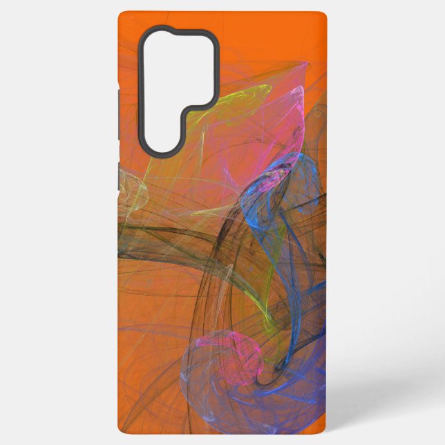Coque Samsung Galaxy Étui d'art abstrait "Tour de destin" (Verso)