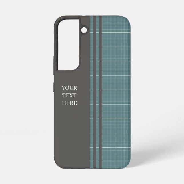 Coque Samsung Galaxy Étui de téléphone à grille de plan moderne PC01 (Verso)