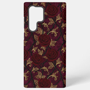 Coque Samsung Galaxy Étui de téléphone à motif de jardin de roses vampi