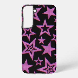 Coque Samsung Galaxy Étui de téléphone à motif étoile rose Y2K | Néo-cy