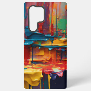 Coque Samsung Galaxy Étui de téléphone à peinture abstraite moderne
