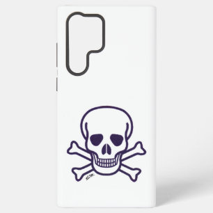 Coque Samsung Galaxy Étui de téléphone blanc Skull n Bones pour Samsung