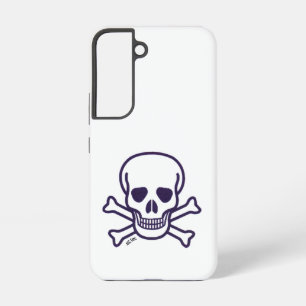 Coque Samsung Galaxy Étui de téléphone blanc Skull n Bones pour Samsung