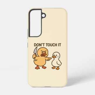 Coque Samsung Galaxy Étui de téléphone Canard de dessin animé beige mig