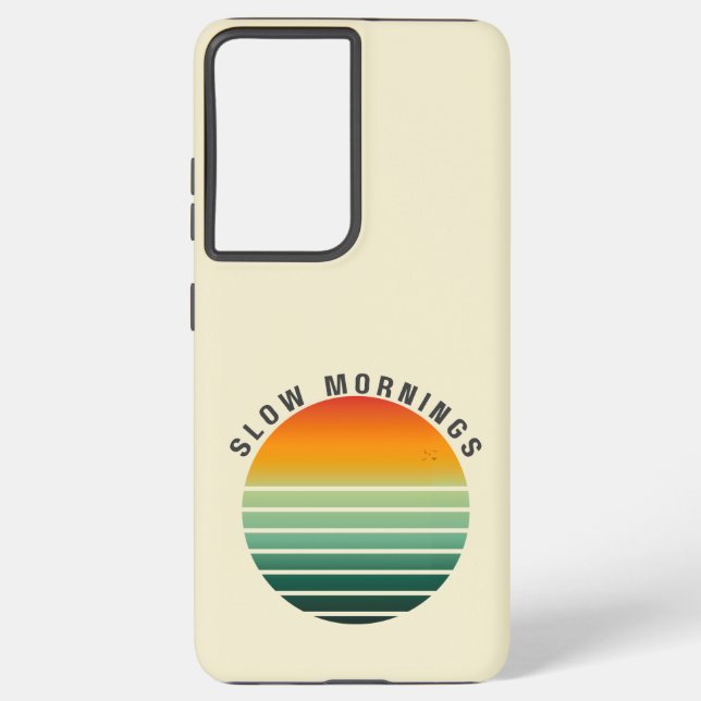 Coque Samsung Galaxy Étui de téléphone Cute Retro Sunset (Verso)