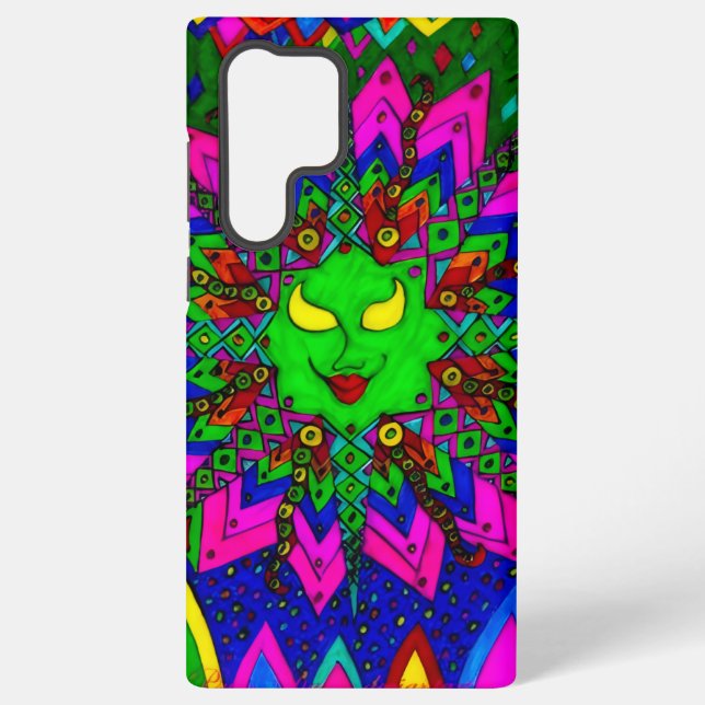 Coque Samsung Galaxy Étui de téléphone Gaia Psychedelic (Verso)