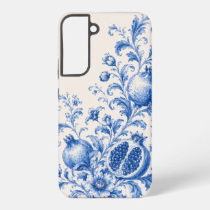 Coque Samsung Galaxy Étui de téléphone Grenade Chinoiserie Bleue