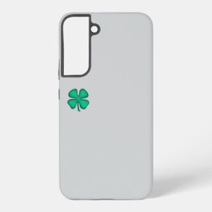 Coque Samsung Galaxy Étui de téléphone gris Lucky 4 Leaf Irish Clover S