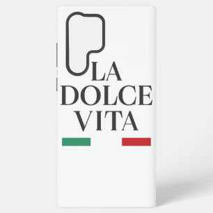 Coque Samsung Galaxy Étui de téléphone italien La Dolce Vita