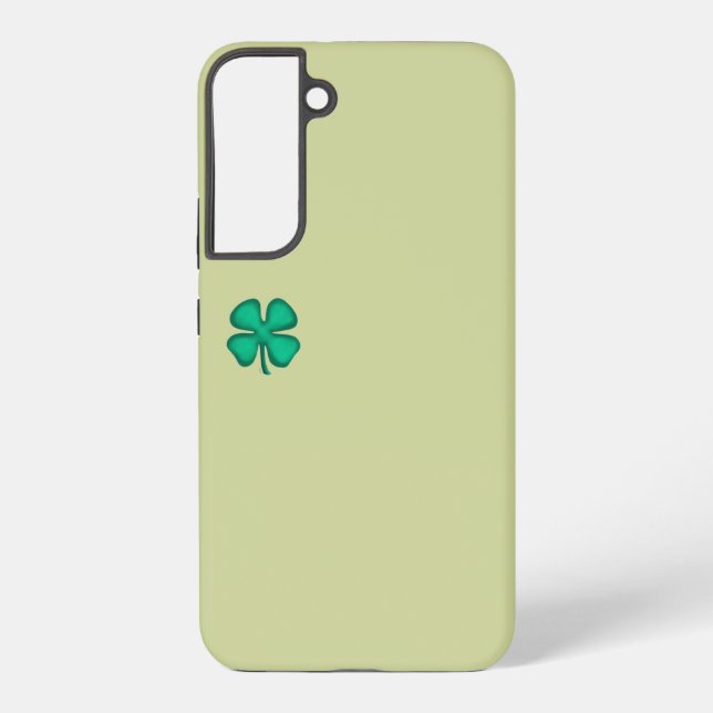 Coque Samsung Galaxy Étui de téléphone Lucky 4 Leaf Irish Clover vert S (Verso)