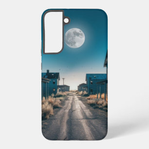 Coque Samsung Galaxy Étui de téléphone pleine lune Ghost Town - Concept