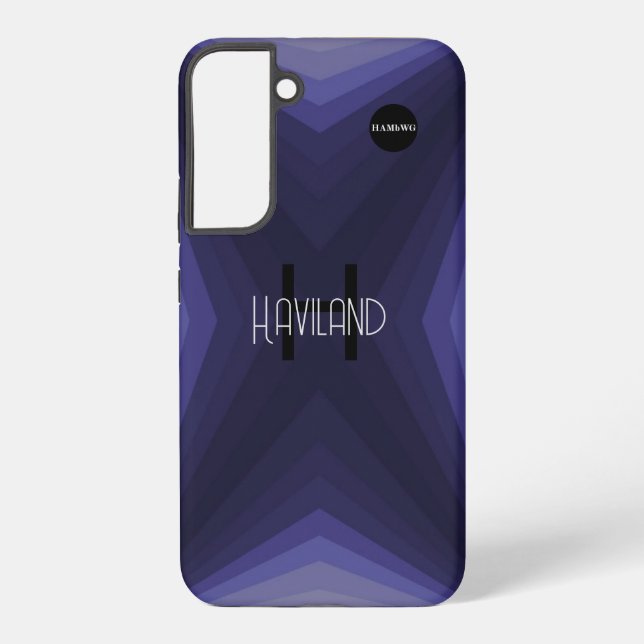 Coque Samsung Galaxy Étui de téléphone portable à design abstrait HAMbW (Verso)