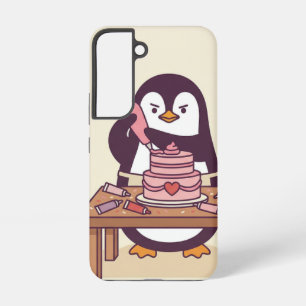 Coque Samsung Galaxy Étui de téléphone pour Samsung avec gâteau de ping
