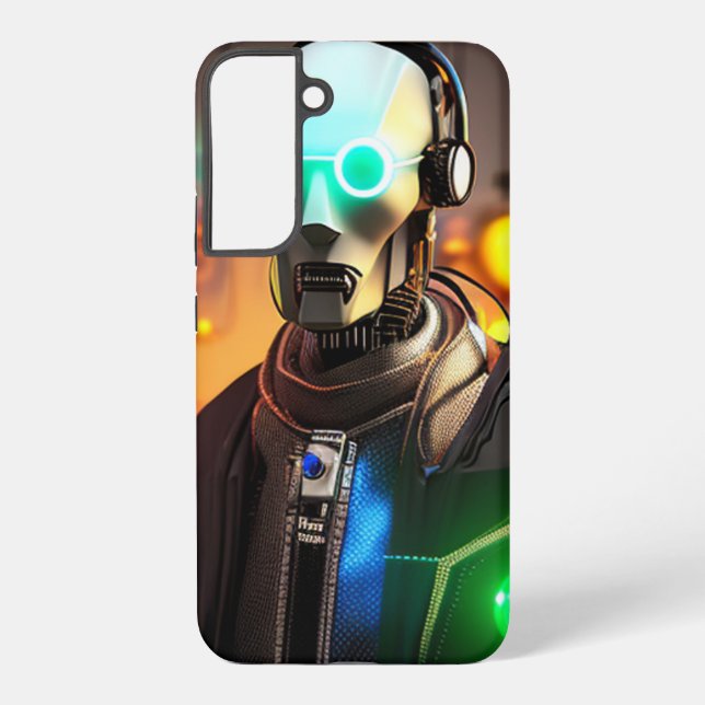 Coque Samsung Galaxy Étui de téléphone Robot 2 Samsung S22 Plus (Verso)