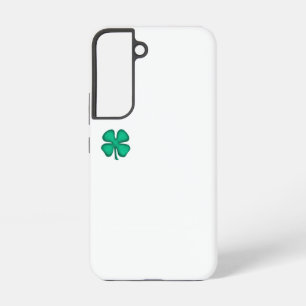 Coque Samsung Galaxy Étui de téléphone S22 blanc Trèfle Irlandais Lucky