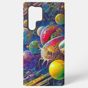 Coque Samsung Galaxy Étui de téléphone Samsung S22 Ultra Space Race