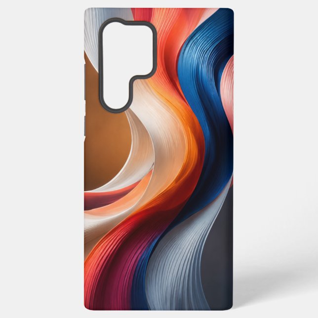 Coque Samsung Galaxy Étui de téléphone Samsung Sunset Flow Abstract (Verso)