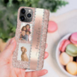 Coque Samsung Galaxy Étui en Or Rose Monogramme Paillettes Photo Diaman<br><div class="desc">La conception est une photo et les étuis ne sont pas fabriqués avec des paillettes, des sequins, des métaux ou des bois réels. Cette conception est également disponible pour d'autres modèles de téléphones. Choisissez le type d'appareil pour voir d'autres étuis pour iPhone, Samsung Galaxy ou Google. Certains styles peuvent être...</div>