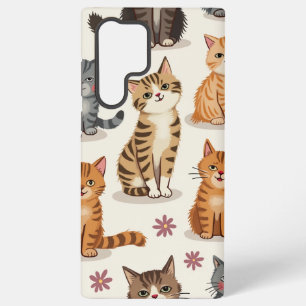Coque Samsung Galaxy Étui Galaxy à motif de chat