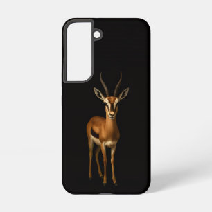 Coque Samsung Galaxy Étui Galaxy S22 Black 4 Luxe, Gazella élégante