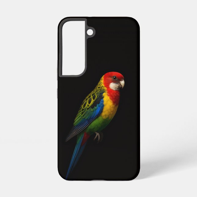 Coque Samsung Galaxy Étui Galaxy S22 Black 4 Luxe, Rosella orientale (Verso)