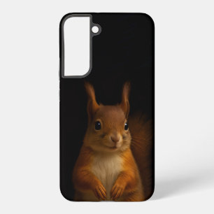Coque Samsung Galaxy Étui Galaxy S22 Plus Black 4 Luxe, Écureuil roux