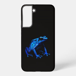Coque Samsung Galaxy Étui Galaxy S22 Plus Black 4 Luxe, Grenouille bleu