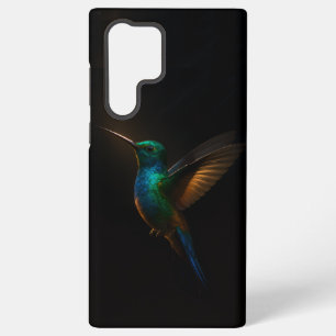 Coque Samsung Galaxy Étui Galaxy S22 Ultra Black 4 Luxe, Oiseau en Vol
