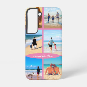 Coque Samsung Galaxy Étui personnalisé avec collage de photos pour Sams