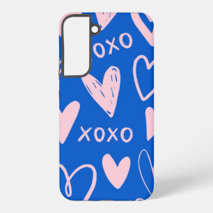 Coque Samsung Galaxy Étui pour Samsung Galaxy 22+ XOXO Hearts